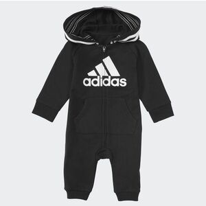 Adidas long sleeve hooded jumpsuit size 9 months